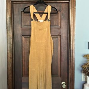 Flowy Mustard Jumpsuit